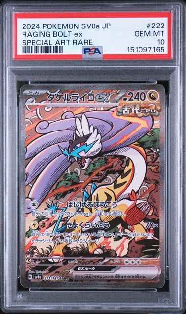 タケルライコex SAR [SV8a 222/187](ハイクラスパック「テラスタル