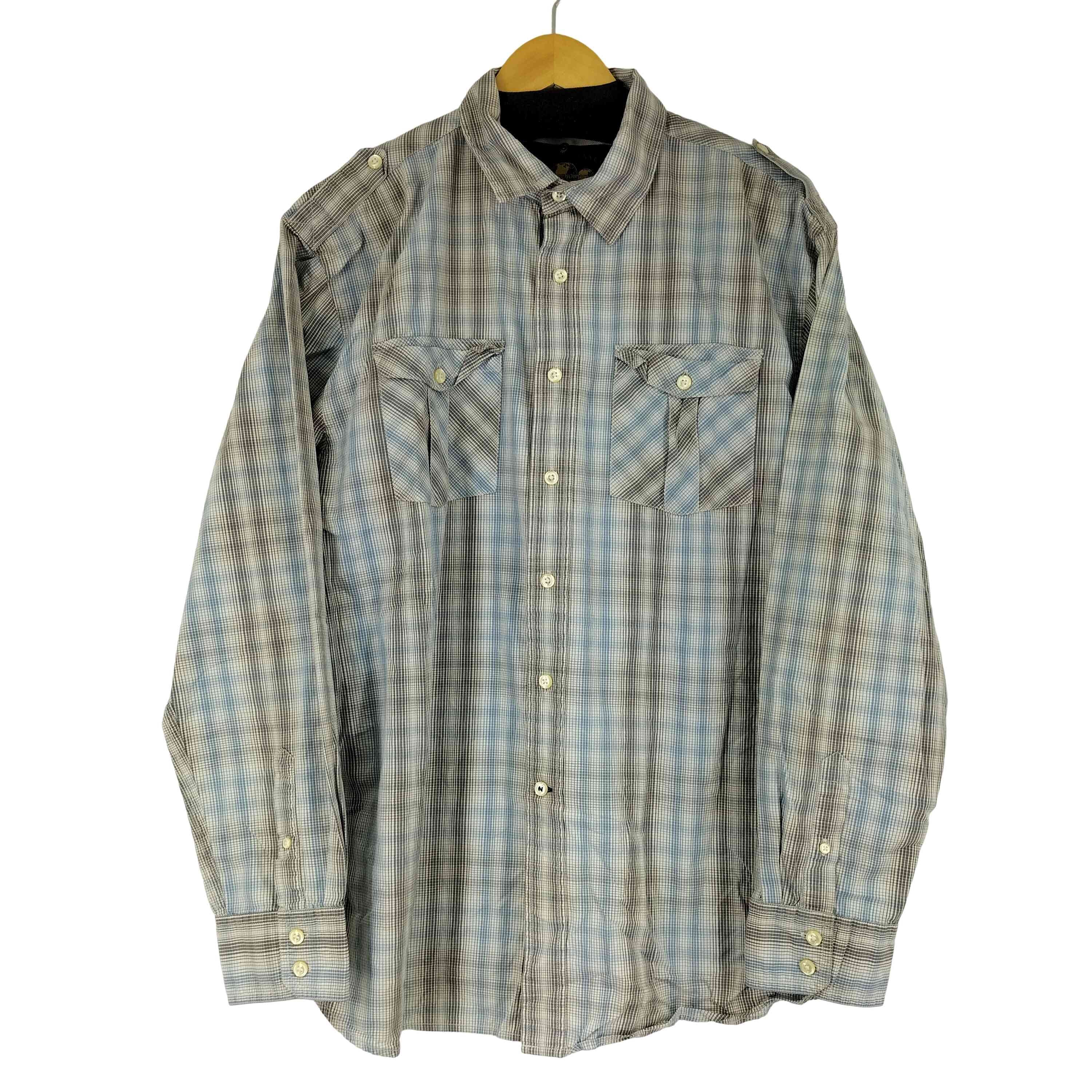 90-00S チェック柄 L/S シャツ【1142296776203】