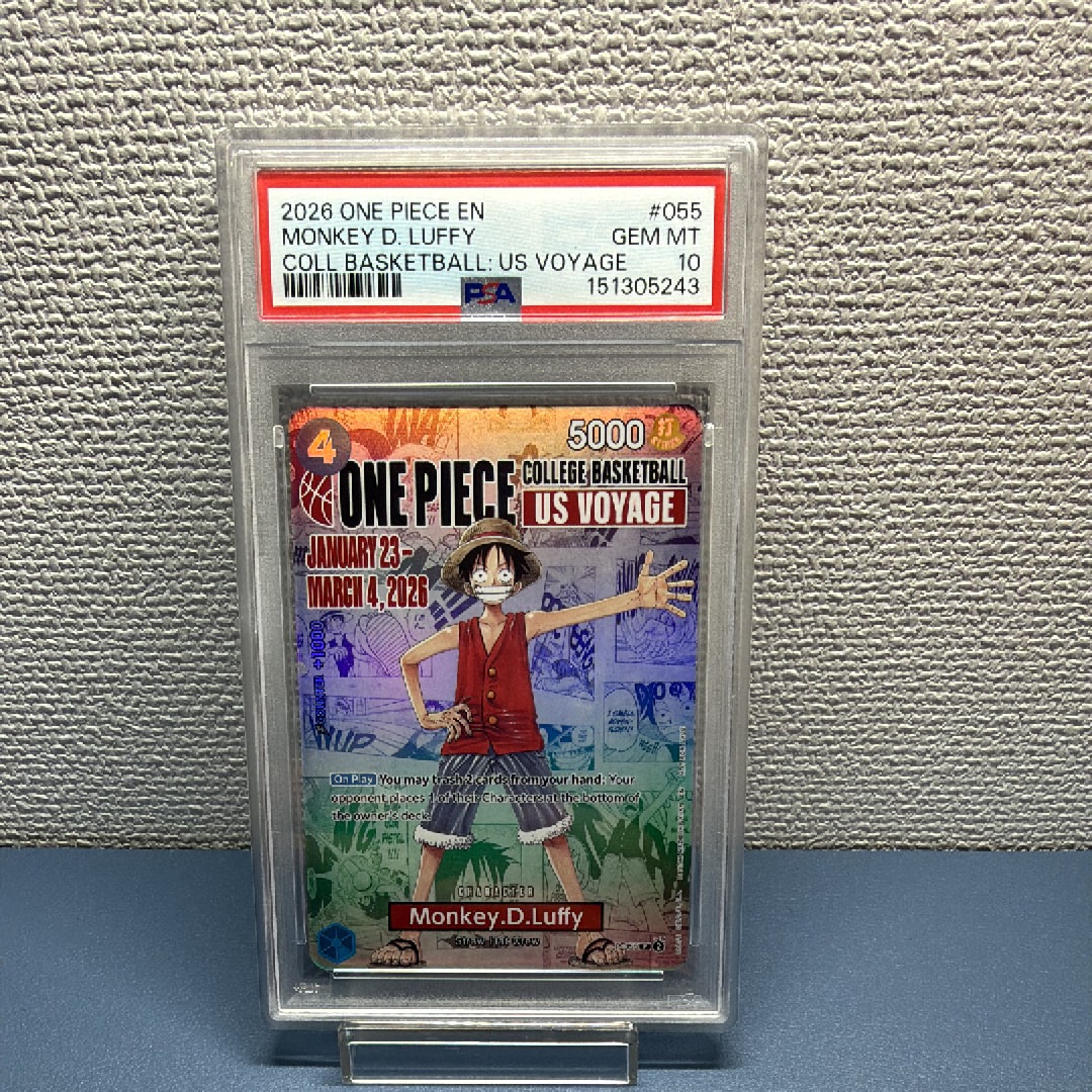 PSA10】モンキー・D・ルフィ：P (開封済) [P-055]【英語版