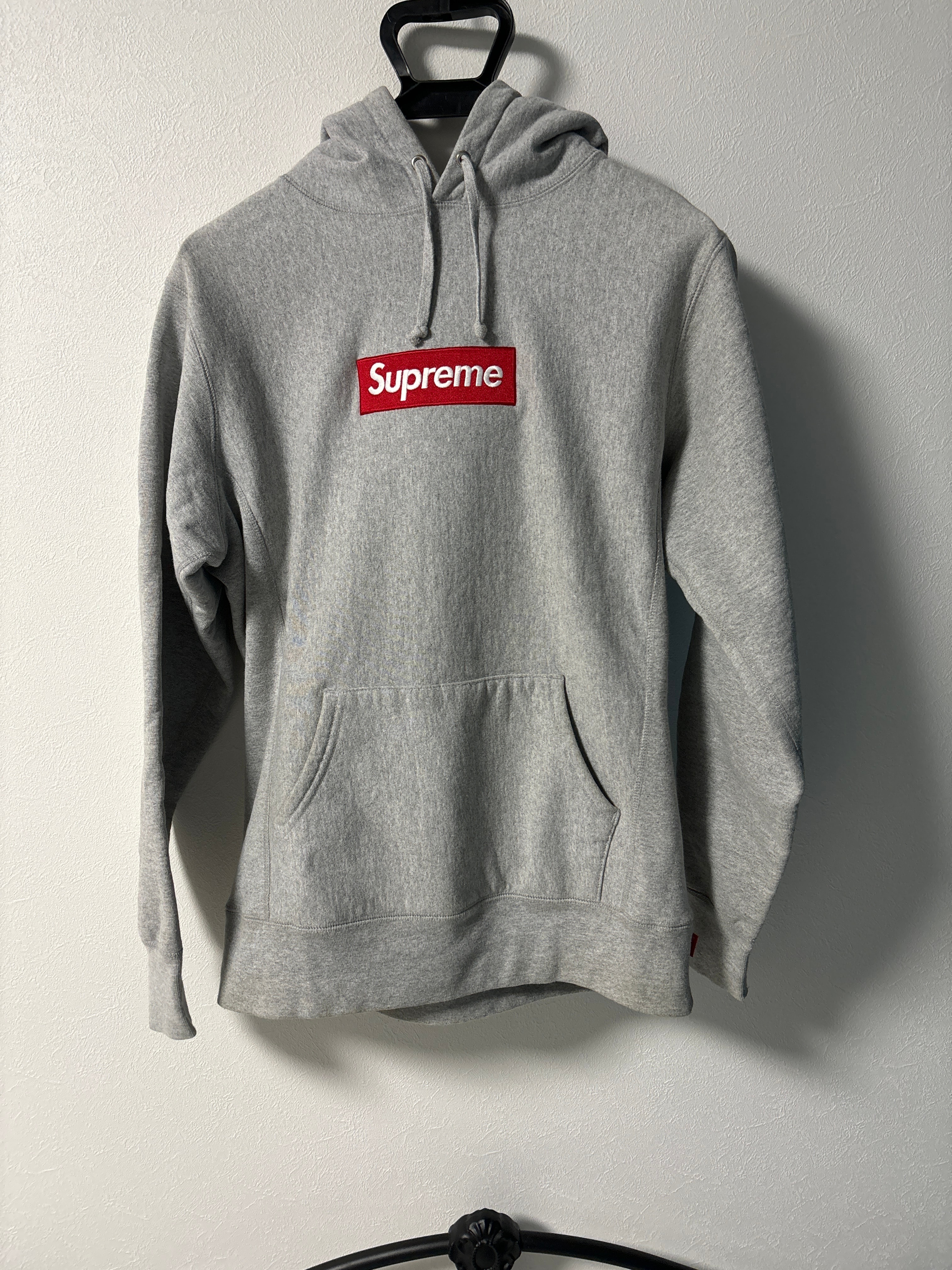 Supreme Box Logo Hooded Sweatshirt "Heather Grey" (16FW)