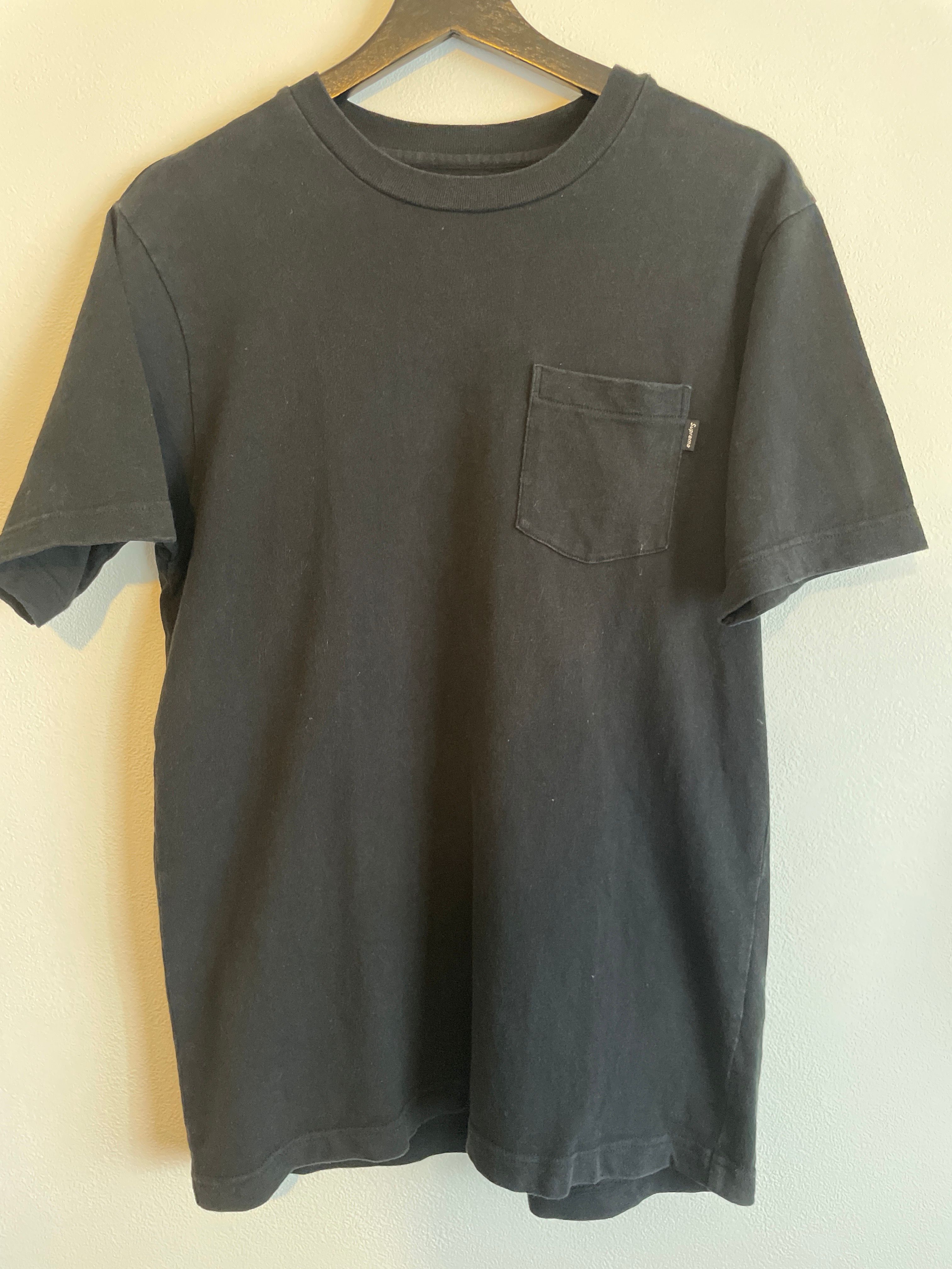 Supreme S/S Pocket Tee "Black"(18FW)