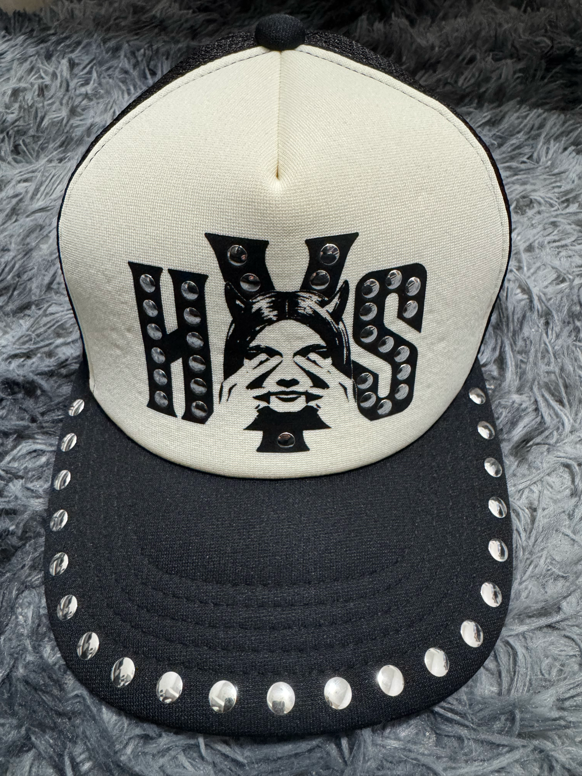 HYSTERIC GLAMOUR See No Evil Studded Mesh Cap "Black"