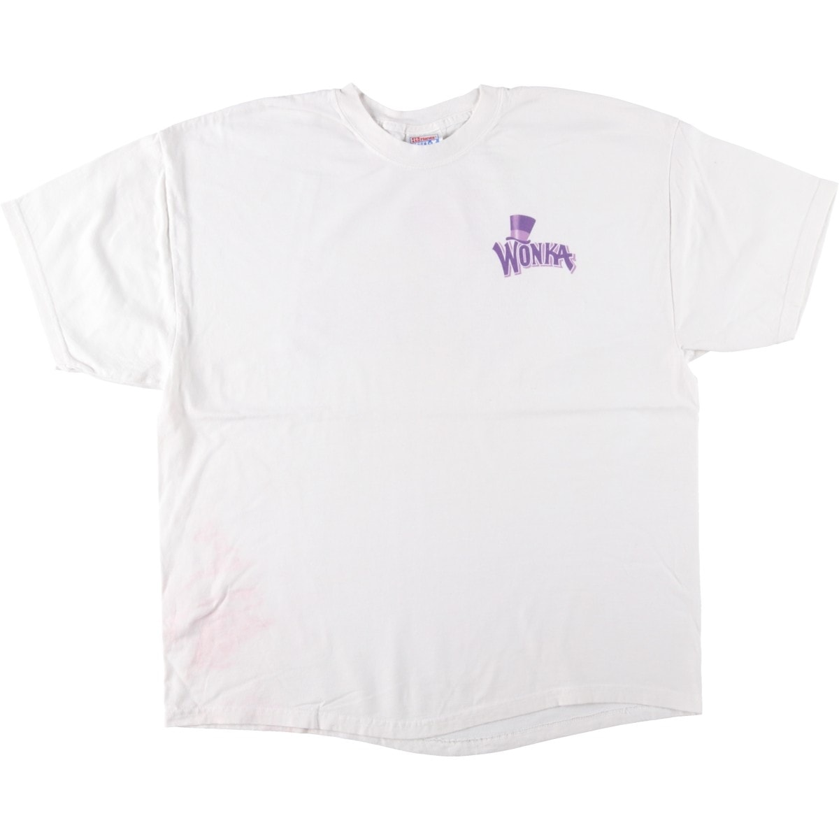 D (傷や汚れあり)】古着 00年代 ヘインズ Hanes BEEFY-T WONKA 