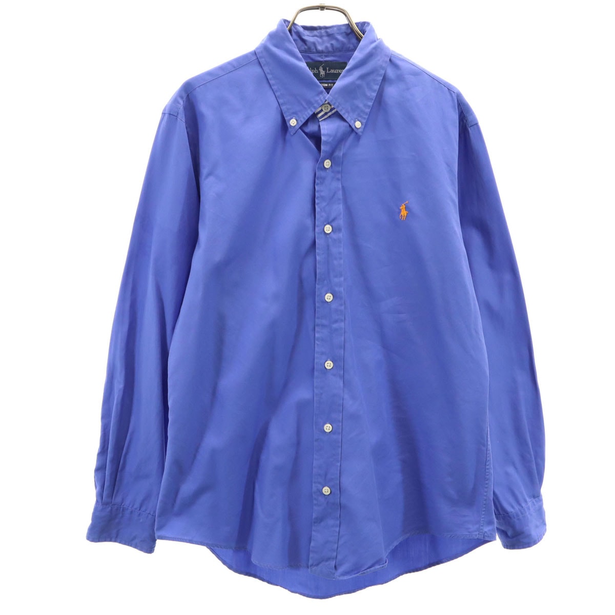 RALPH LAUREN ラルフローレン 長袖 ボタンダウンシャツ L ブルー系 インパクト21