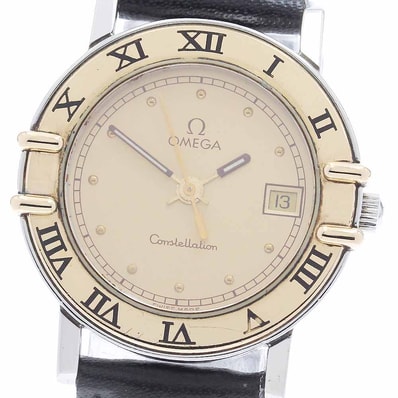 オメガ コンステレーション デイト クォーツ レディース 【中古】