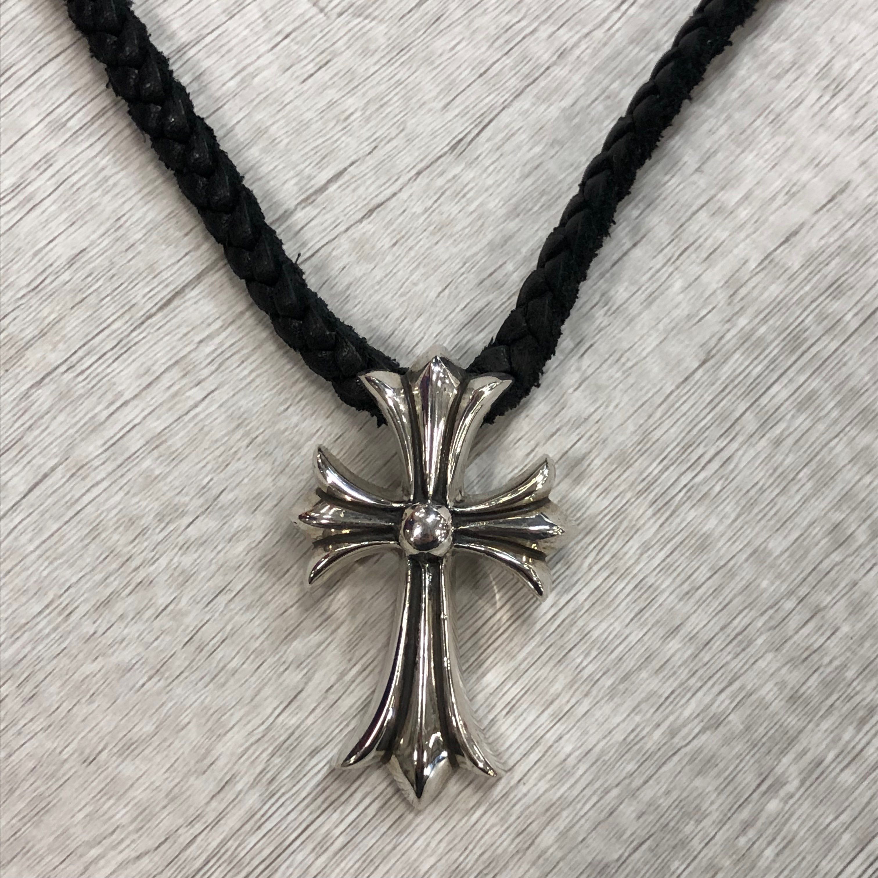 Chrome Hearts Small CH Cross Pendant "Silver"
