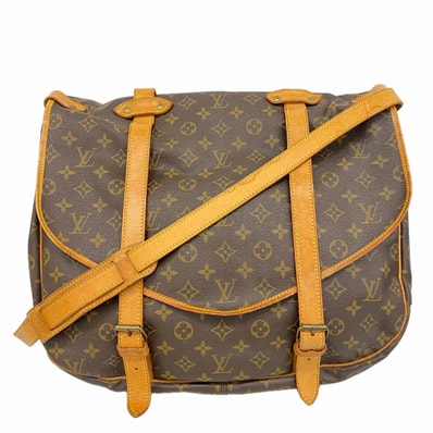 ★最終価格【6cd4794】ルイヴィトン ショルダーバッグ モノグラム ソミュール43 M42252 ブラウン【中古】レディース