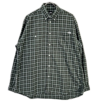 The North Face Long Sleeve Frostforge Flannel Shirt "Alpine/Off-White Plaid Check"