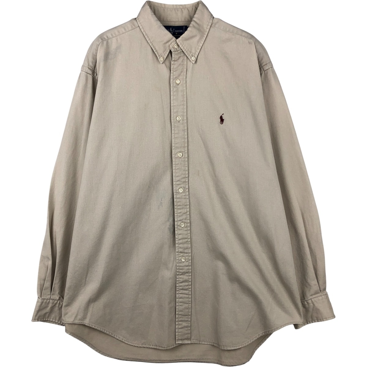 古着 ラルフローレン Ralph Lauren 長袖 ボタンダウンシャツ メンズL相当/eaa615298
