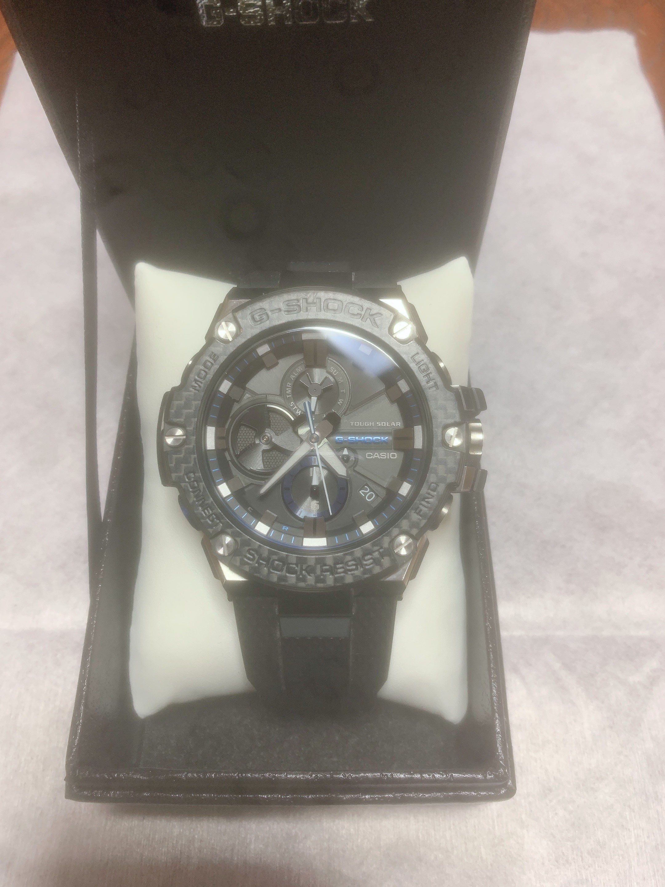 Casio G-Shock G-Steel GSTB100XA-1A - 46mm in Stainless Steel