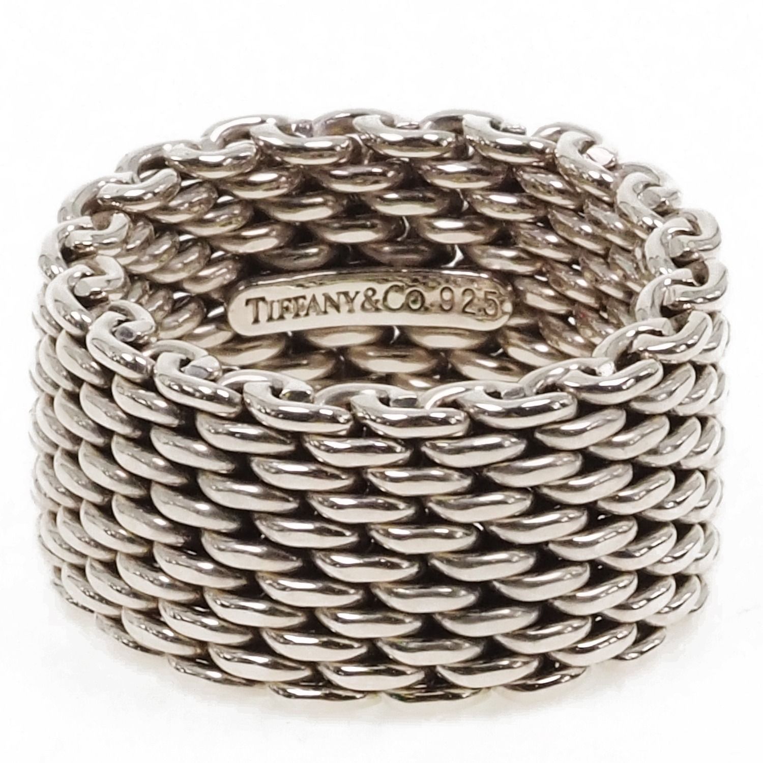 ティファニー サマセット メッシュ ヴィンテージ 9 レディースリング・指輪