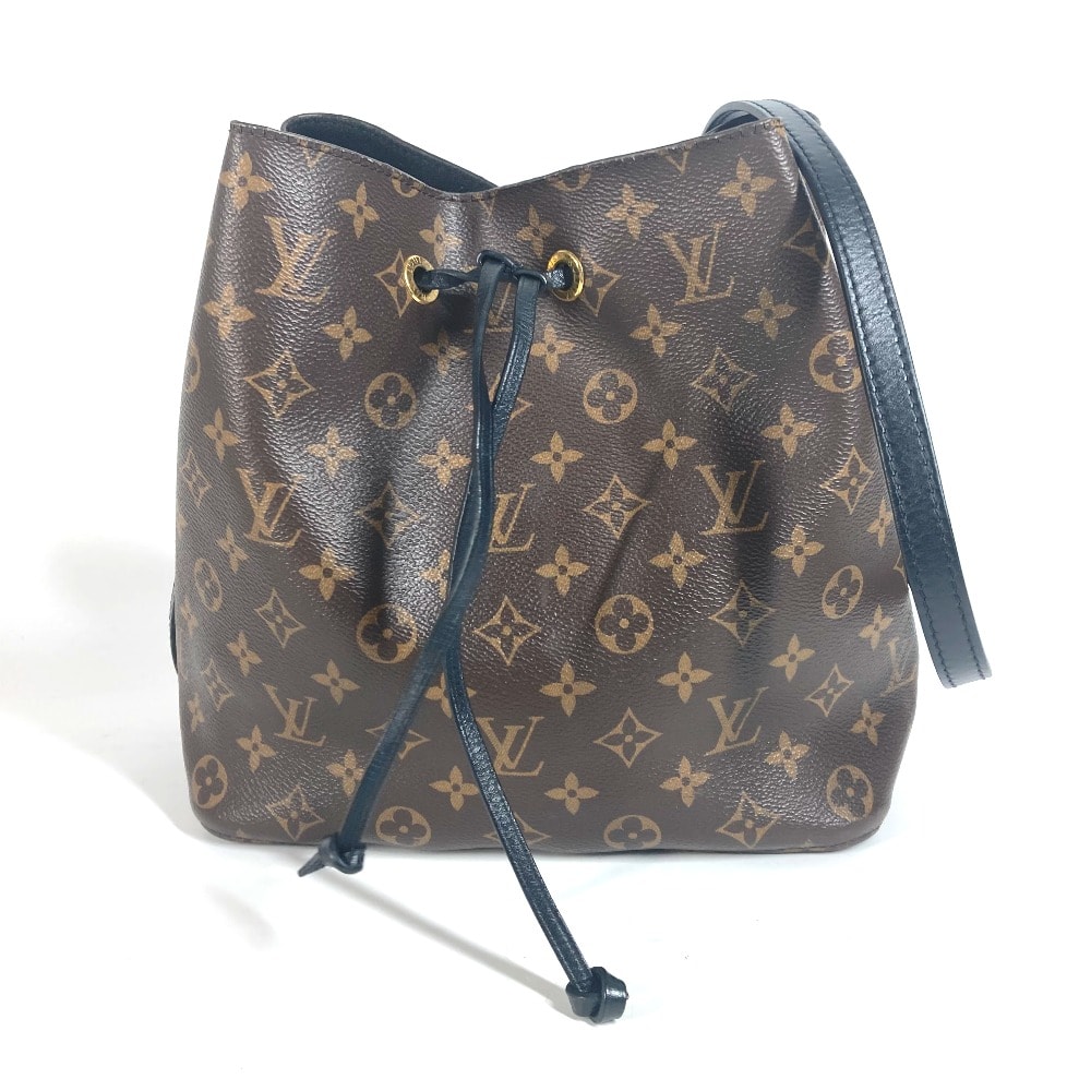 ルイヴィトン LOUIS VUITTON ネオノエ M44020 モノグラム カバン 斜め掛け 2WAYバッグ 巾着バッグ ショルダーバッグ モノグラムキャンバス ノワール ブラック