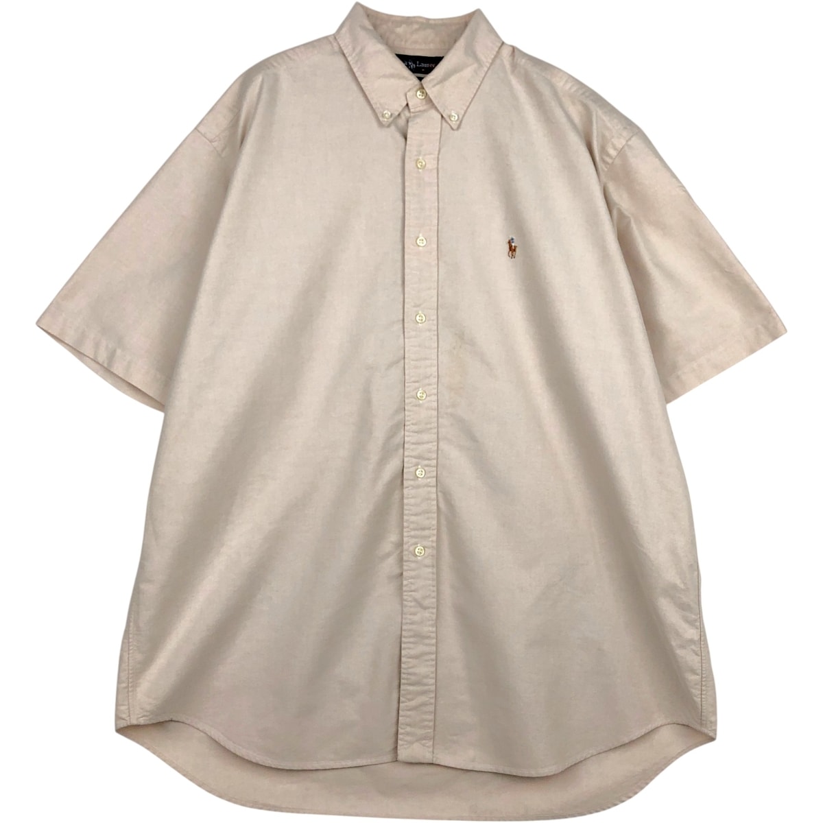 古着 ラルフローレン Ralph Lauren BLAKE 半袖 ボタンダウンシャツ メンズXL相当/eaa495231