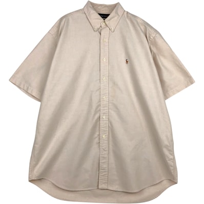 古着 ラルフローレン Ralph Lauren BLAKE 半袖 ボタンダウンシャツ メンズXL相当/eaa495231