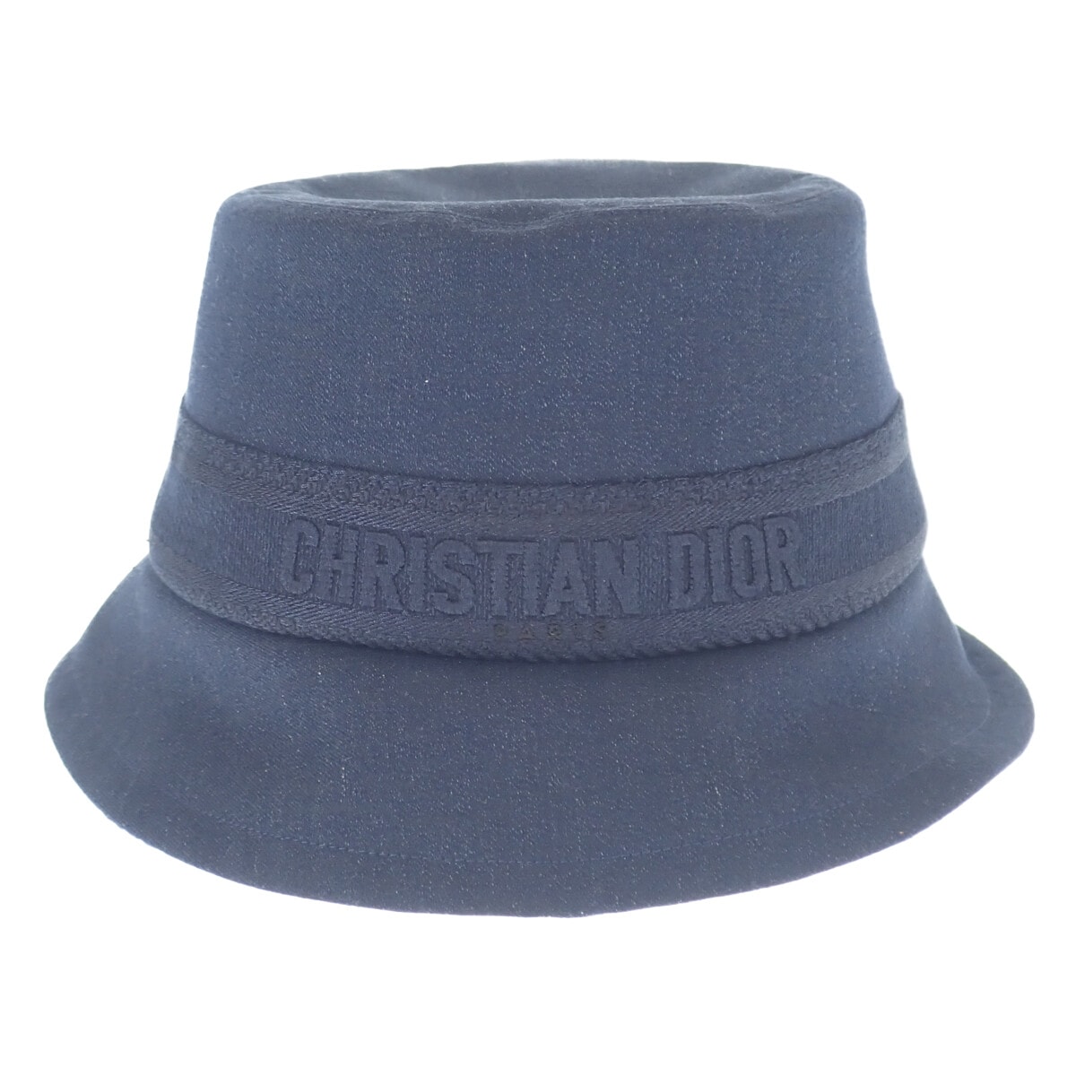 ディオール Dior デニム ボブ バケット 58 12DDN923A133 ハット コットン ポリエステル ネイビー メンズ レディース【中古】【SAランク】