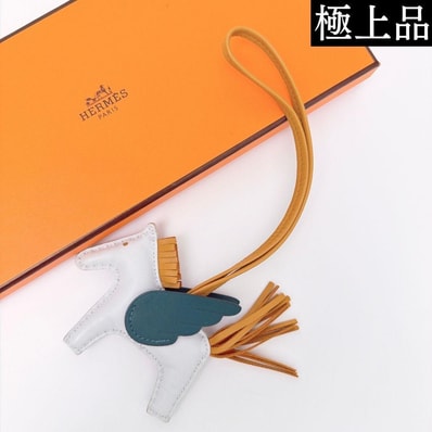 【極上品】HERMES エルメス ロデオ PM ペガサス バッグチャーム Z刻印