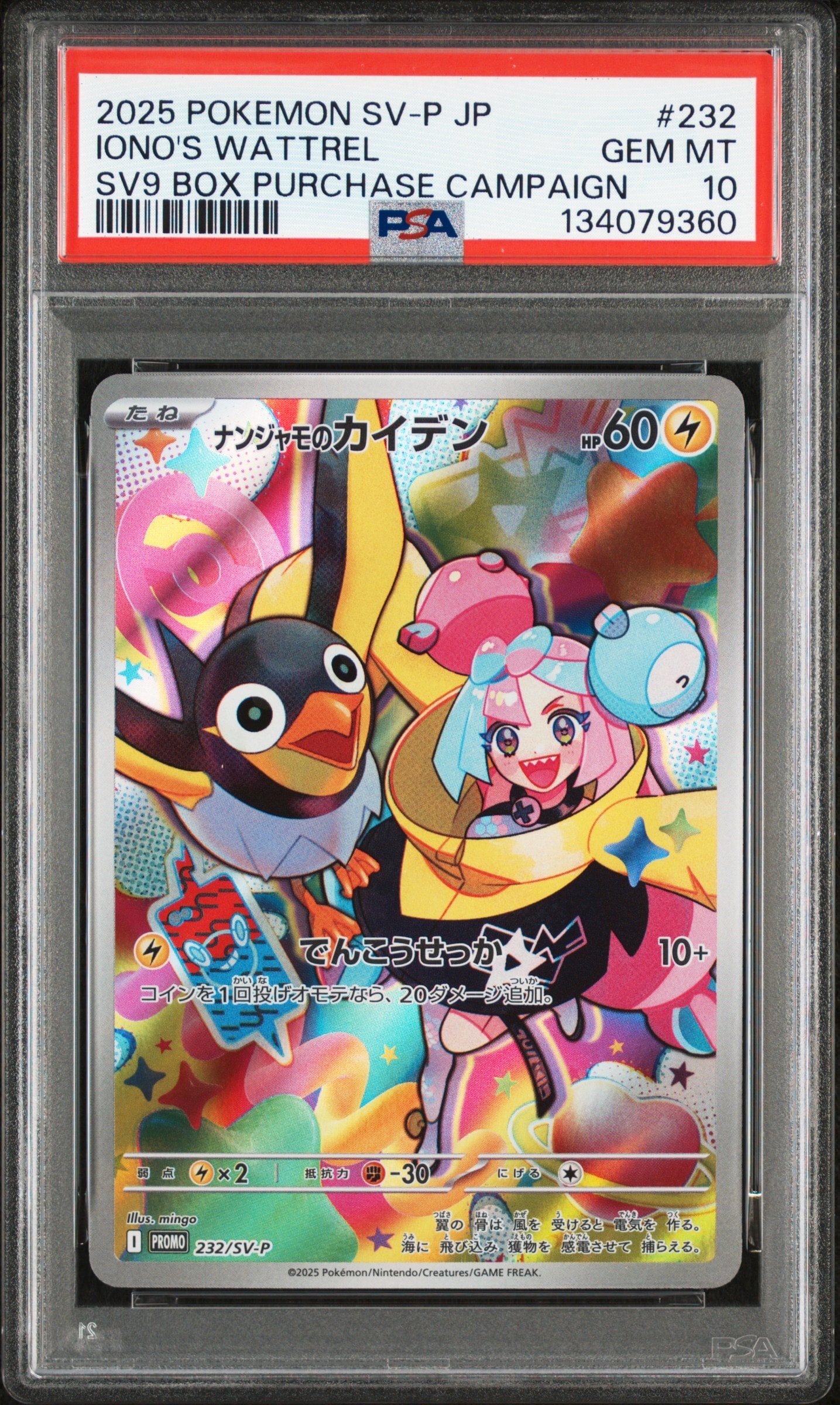 ナンジャモのカイデン P [SV-P 232](プロモーションカード「拡張パック バトルパートナーズ Box購入キャンペーン」)