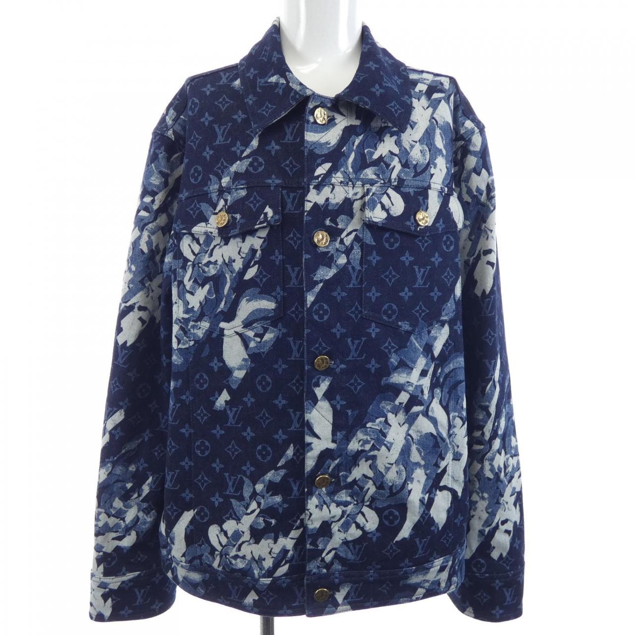 ルイヴィトン LOUIS VUITTON モノグラムプリンテッドデニムジャケット HQA01WFSG デニムジャケット