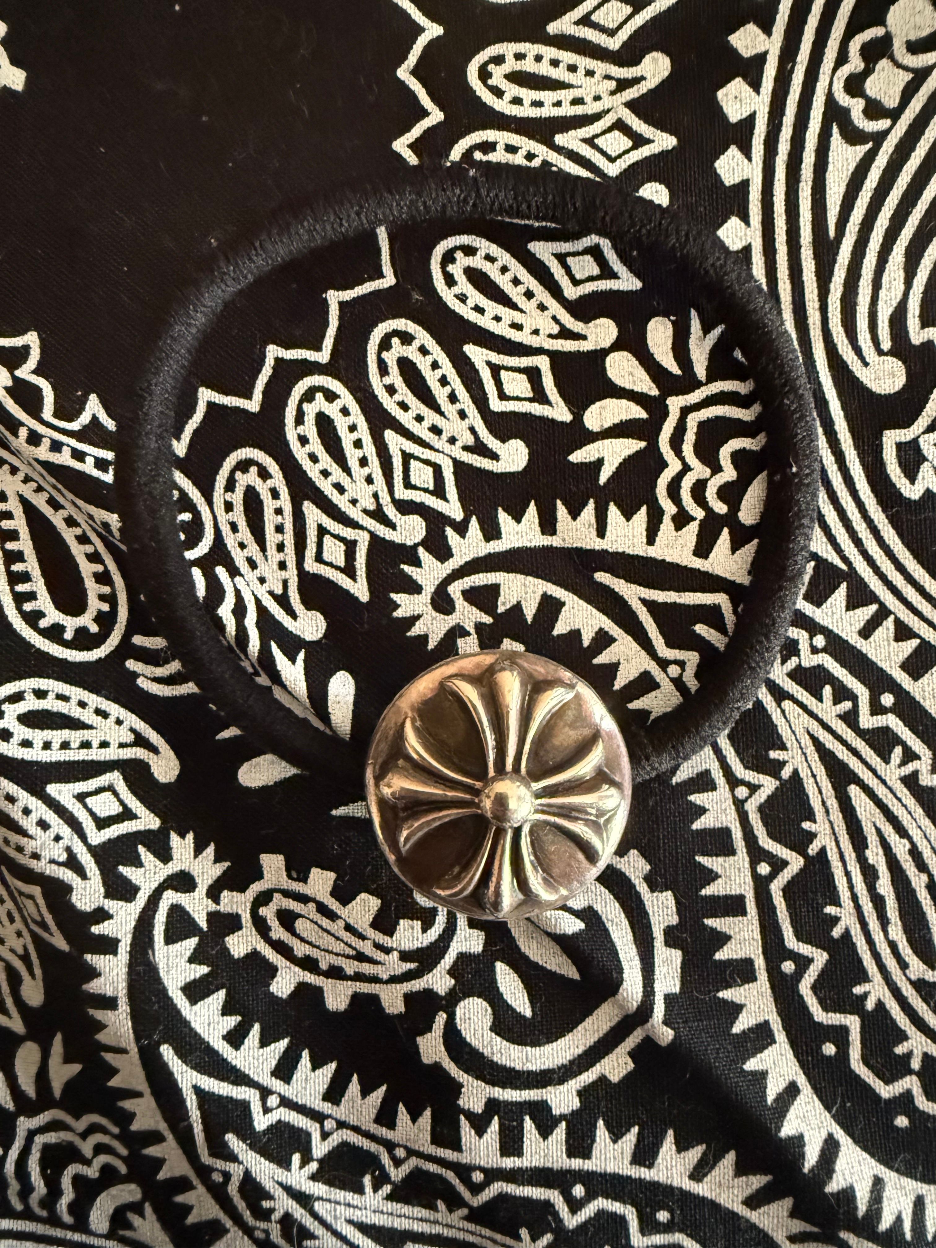 Chrome Hearts Hair Band # 2 Cross Bracelet "Black"