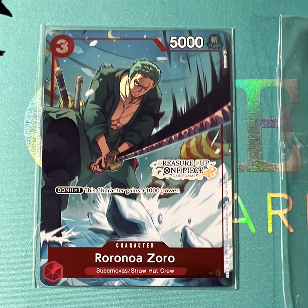 ロロノア・ゾロ SR [ST01-013]【英語版】(トレジャーカップ トップ8)