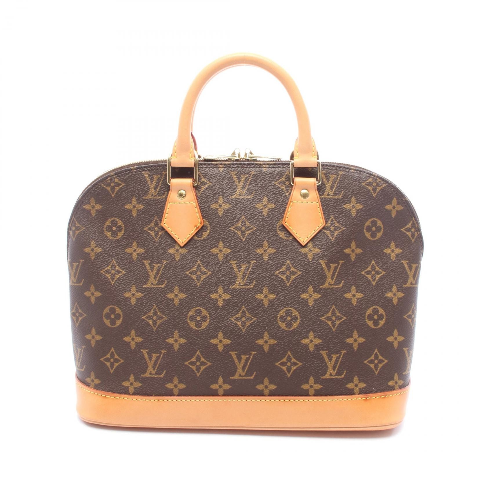ルイ・ヴィトン LOUIS VUITTON アルマPM モノグラム ハンドバッグ バッグ PVCコーティングキャンバス レザー モノグラム レディース ブラウン系 M51130 【中古】