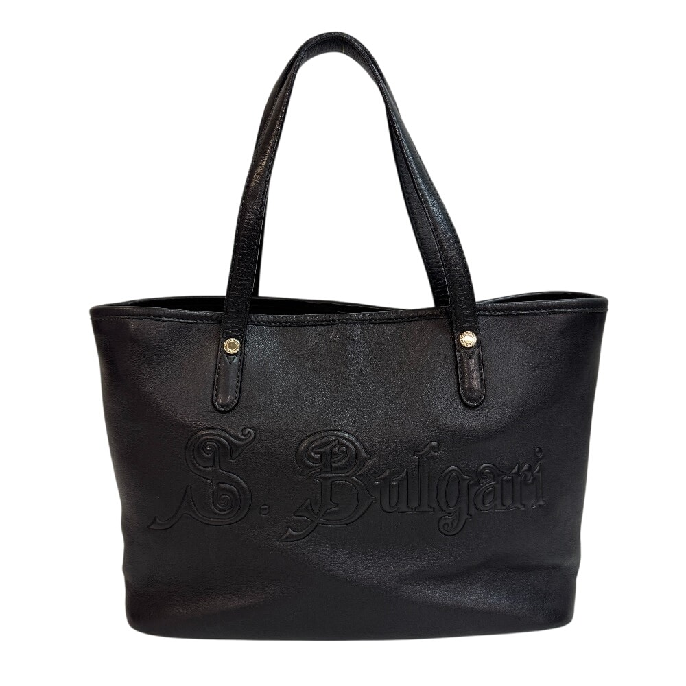 ブルガリ BVLGARI トートバッグ コレツィオーネ ハンドバッグ 32958 ブラック