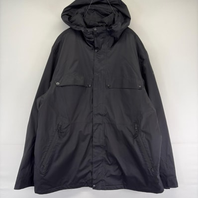 古着 ザ・ノースフェイス THE NORTH FACE ナイロンジャケット 中綿 大きいサイズ マウンテン パーカー フルジップ 2XL ブラック メンズ