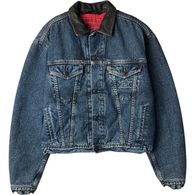 古着 80年代 リーバイス Levi's 71665-0815 中綿入り デニムジャケット Gジャン メンズM相当/eaa650700