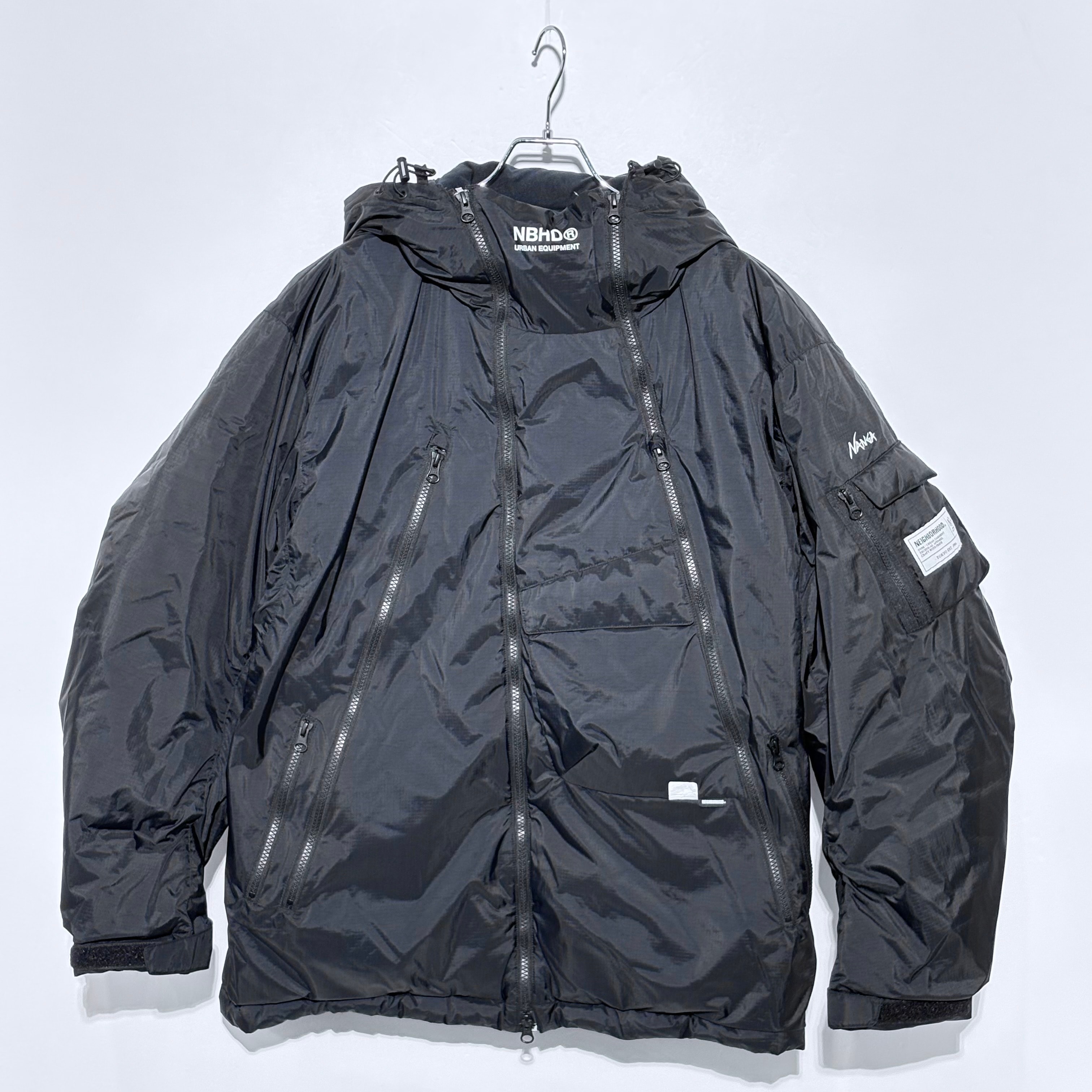 NEIGHBORHOOD x NANGA Down Jacket "Black"