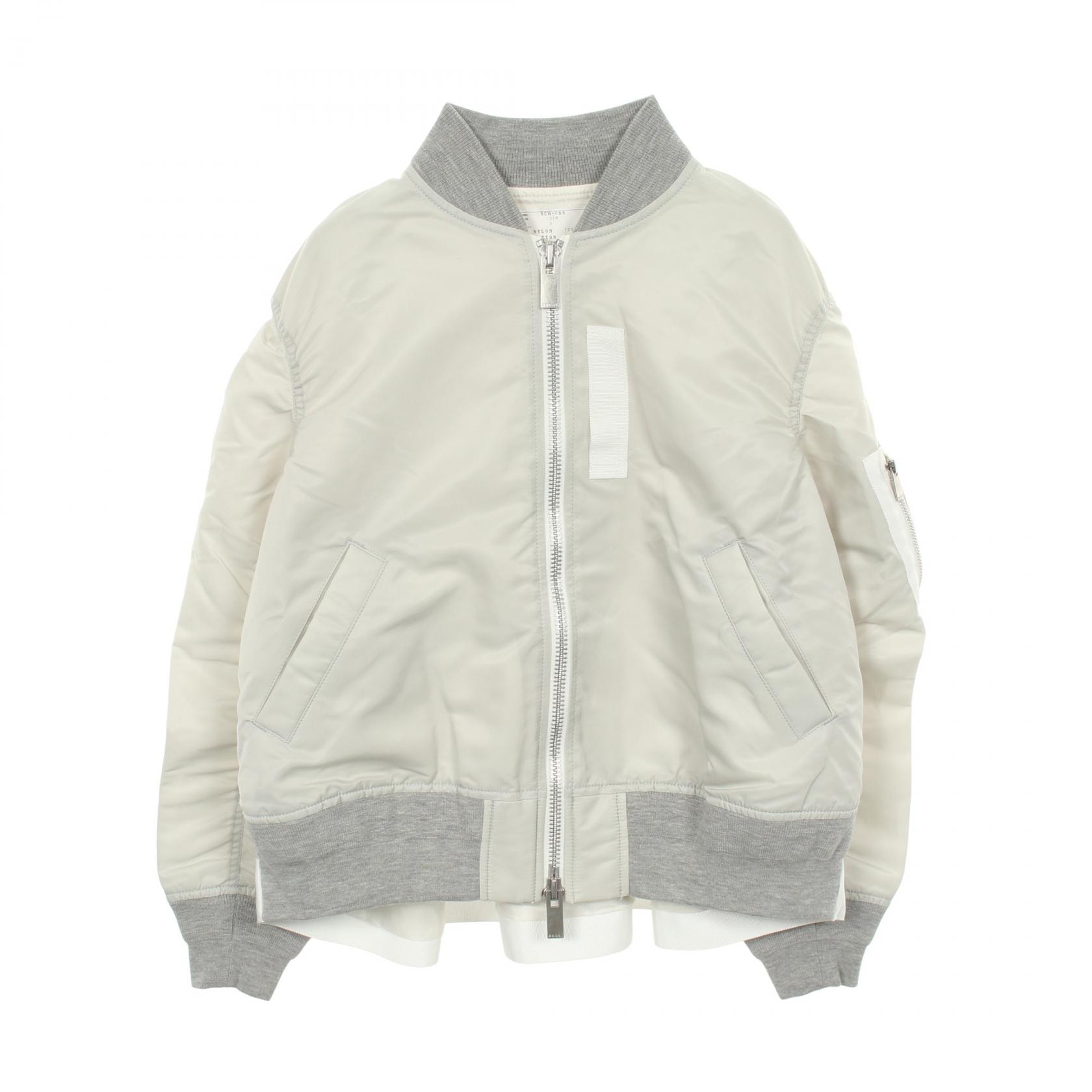 サカイ Sacai Nylon Twill Blouson ブルゾン 衣料品 アウター ナイロン メンズ グレー系 【中古】