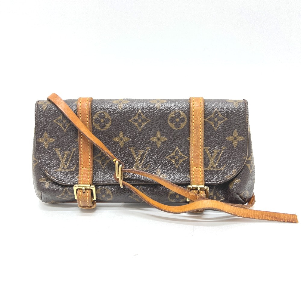 ルイヴィトン LOUIS VUITTON ポシェット マレル M51159 モノグラム バッグ カバン ウエストポーチ ボディバッグ ウエストバッグ モノグラムキャンバス ブラウン
