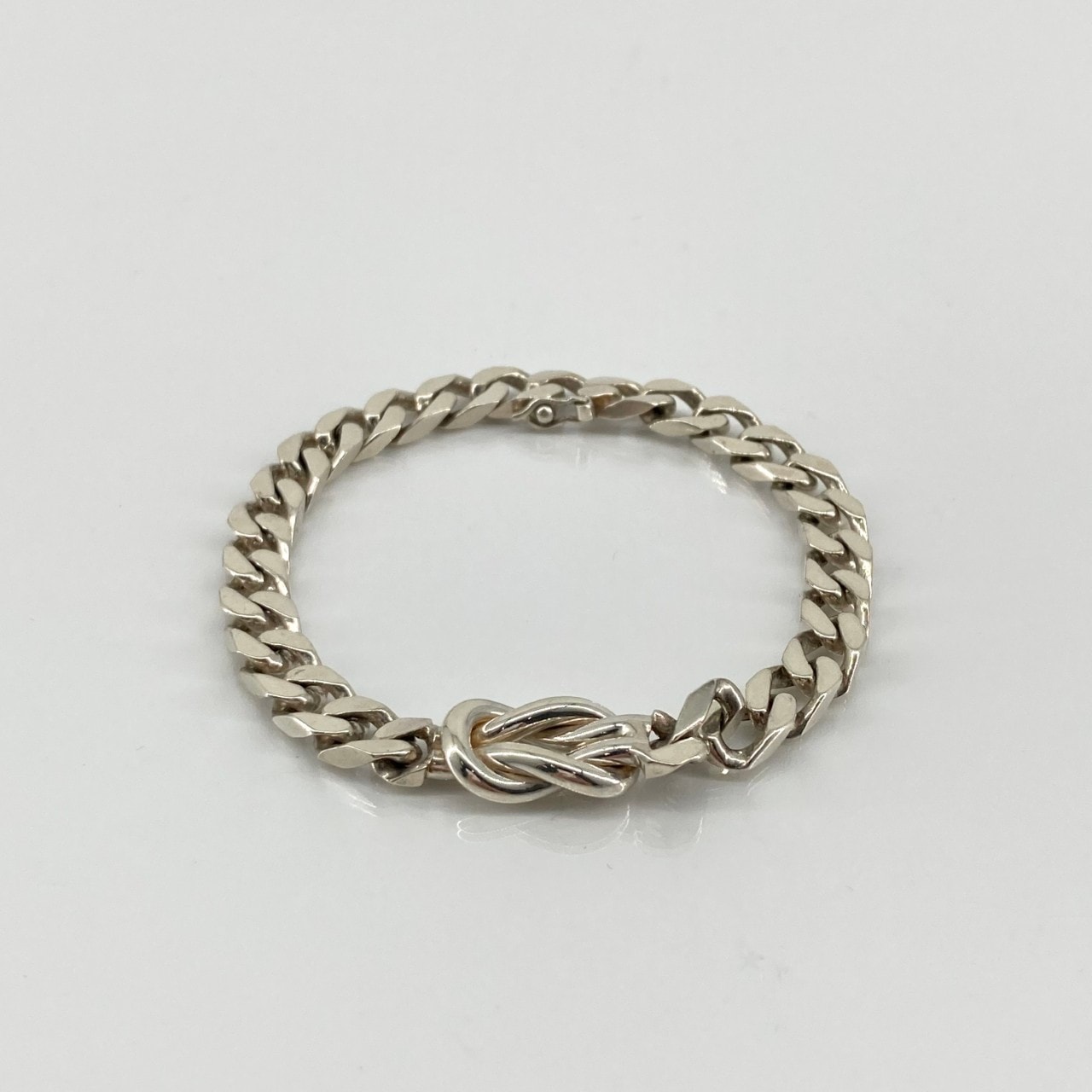 TIFFANY&Co.(ティファニー) センターノット Ag925 ブレスレット 18.77g シルバー