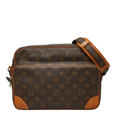 ルイ ヴィトン モノグラム ナイル ショルダーバッグ M45244 ブラウン PVC レザー レディース LOUIS VUITTON 【中古】