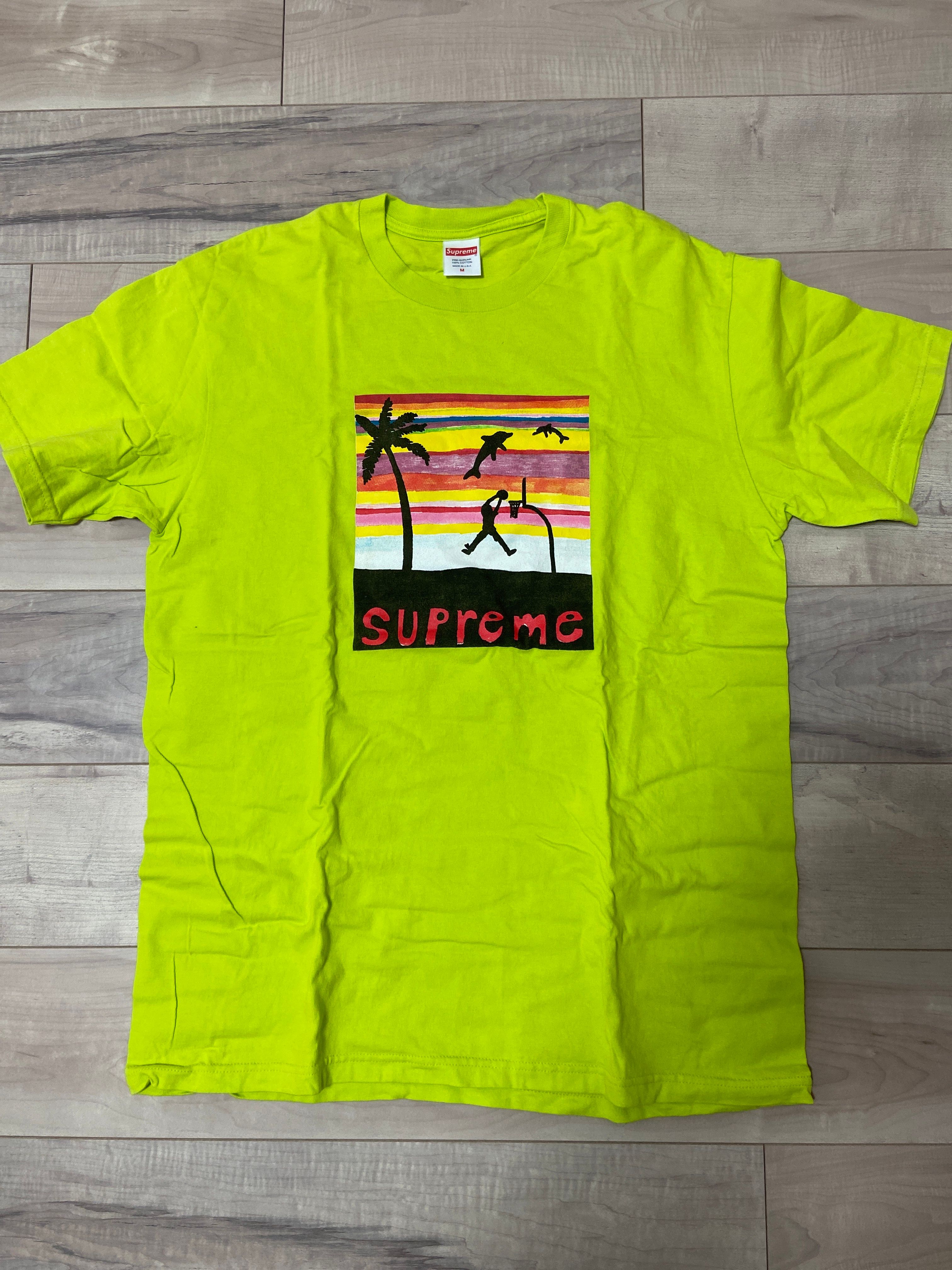 Supreme Dunk Tee "Bright Green"