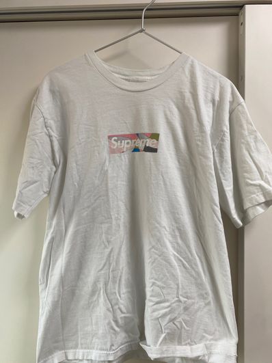 Supreme / Emilio Pucci® Box Logo Tee "White/Pink"