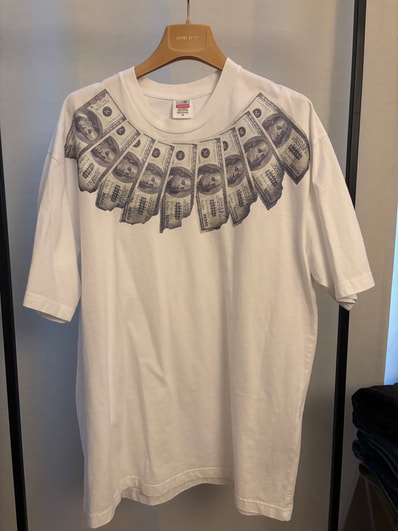Supreme x MM6 Maison Margiela Money S/S Top "White"