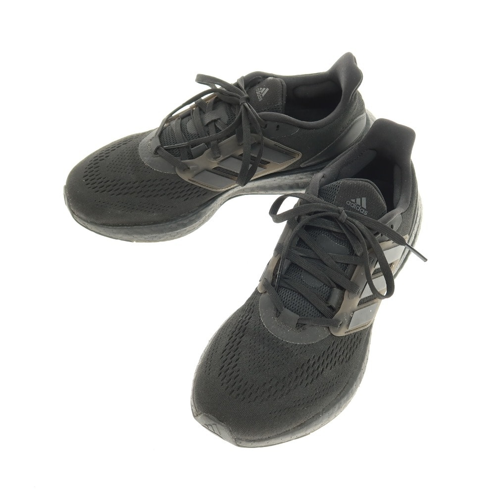 【中古】アディダス adidas Pureboost 22 ランニングシューズ ブラック【サイズ27】【メンズ】