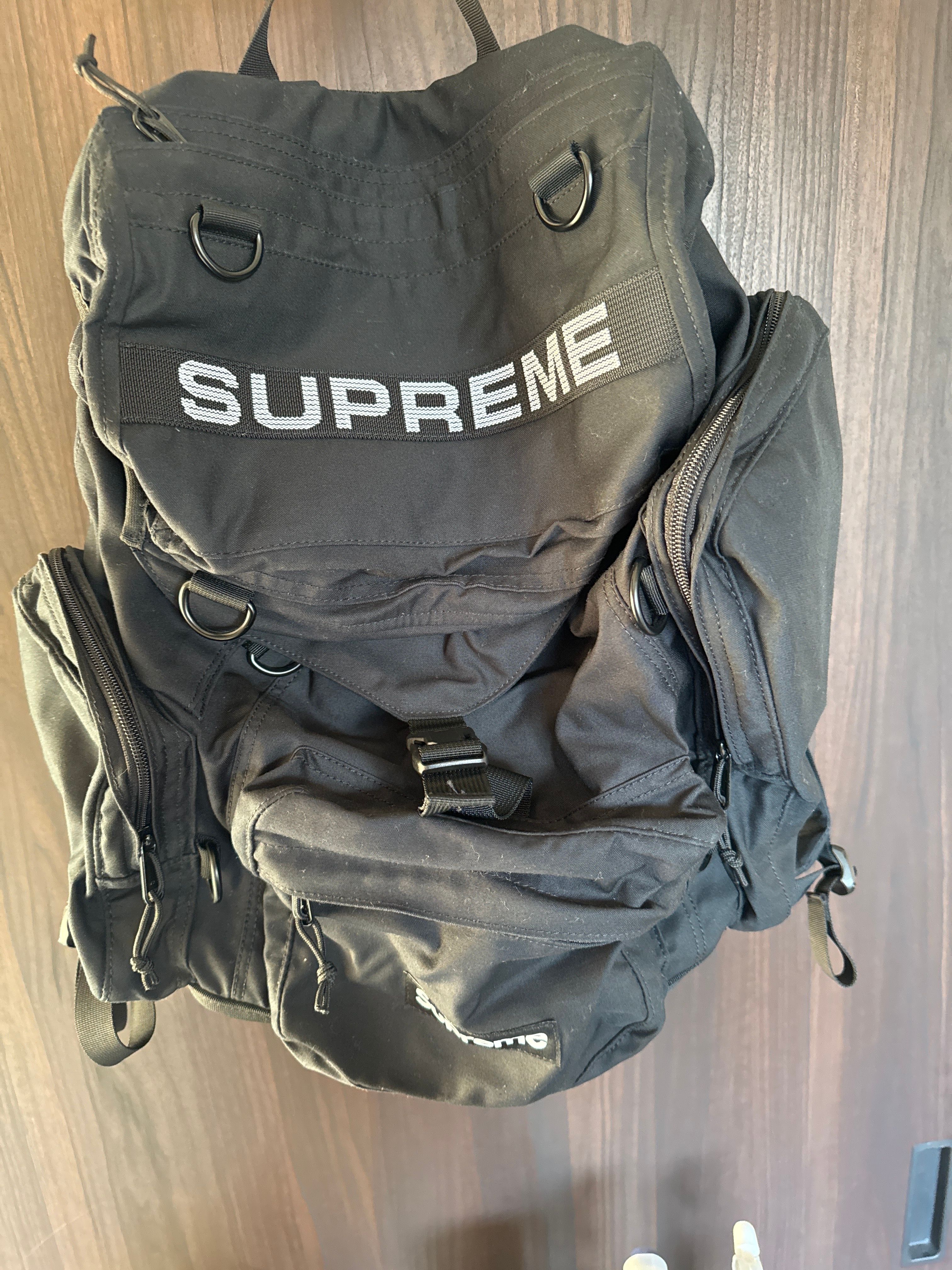 Supreme Field Backpack "Black" (23SS)
