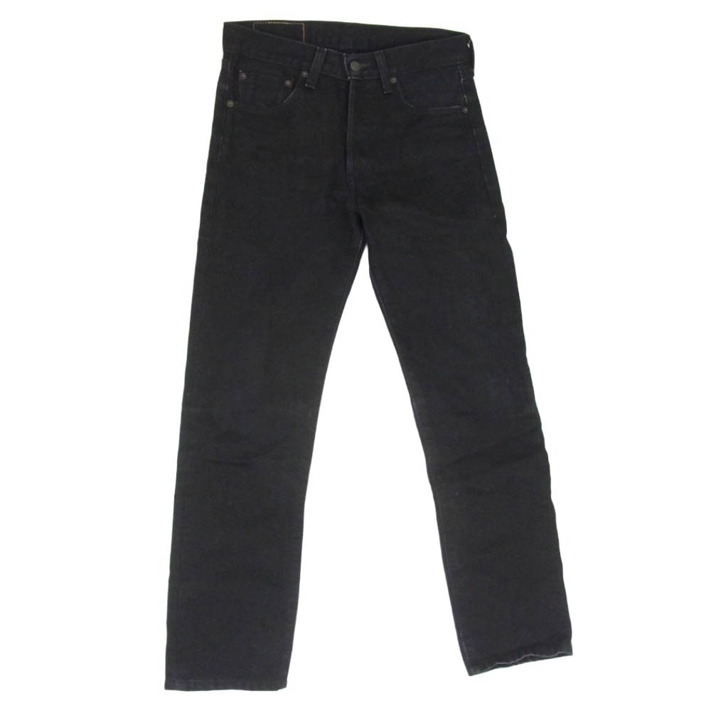 Levi's リーバイス 00501-0638 501 ORIGINAL DENIM PANTS オリジナル ボタンフライ ストレート デニムパンツ ジーンズ ブラック系 29【中古】