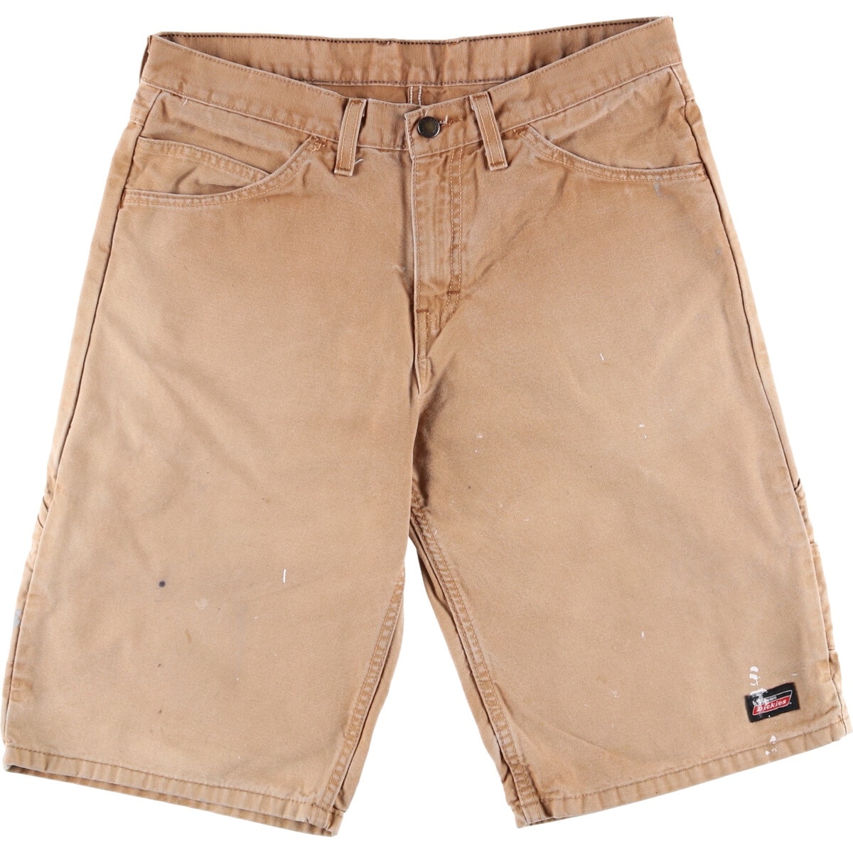 古着 ディッキーズ Dickies ペイント ダック地ペインターショーツ ハーフパンツ メンズw34相当/eaa572677