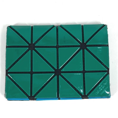 イッセイミヤケ ISSEY MIYAKE BAOBAO バオバオ BB83-AG711-67 バイカラー カードケース 名刺入れ パスケース カードケース PVC グリーン