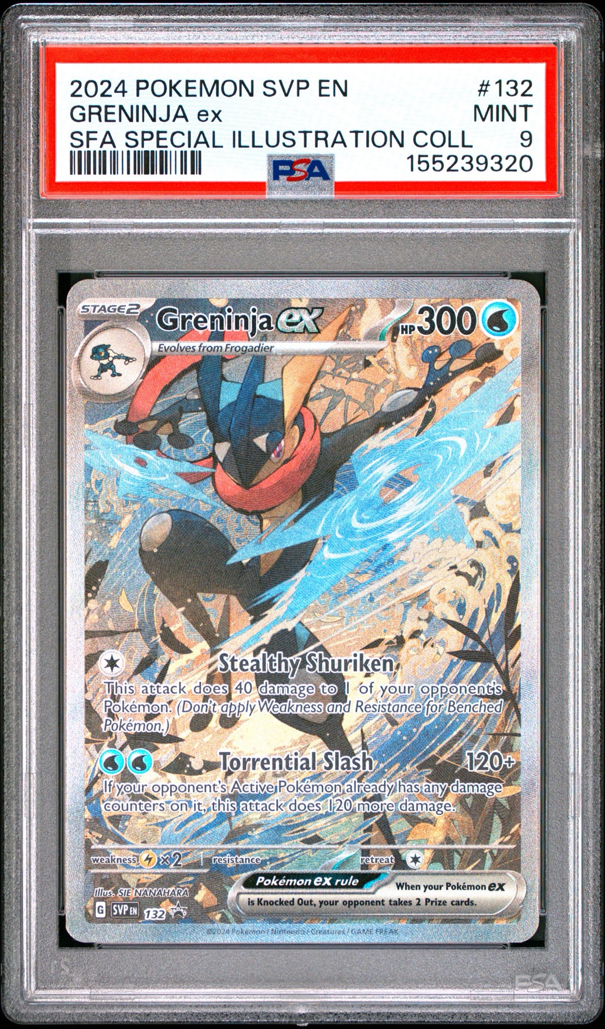ゲッコウガex P [SVP EN 132]【英語版】(スカーレット&バイオレット