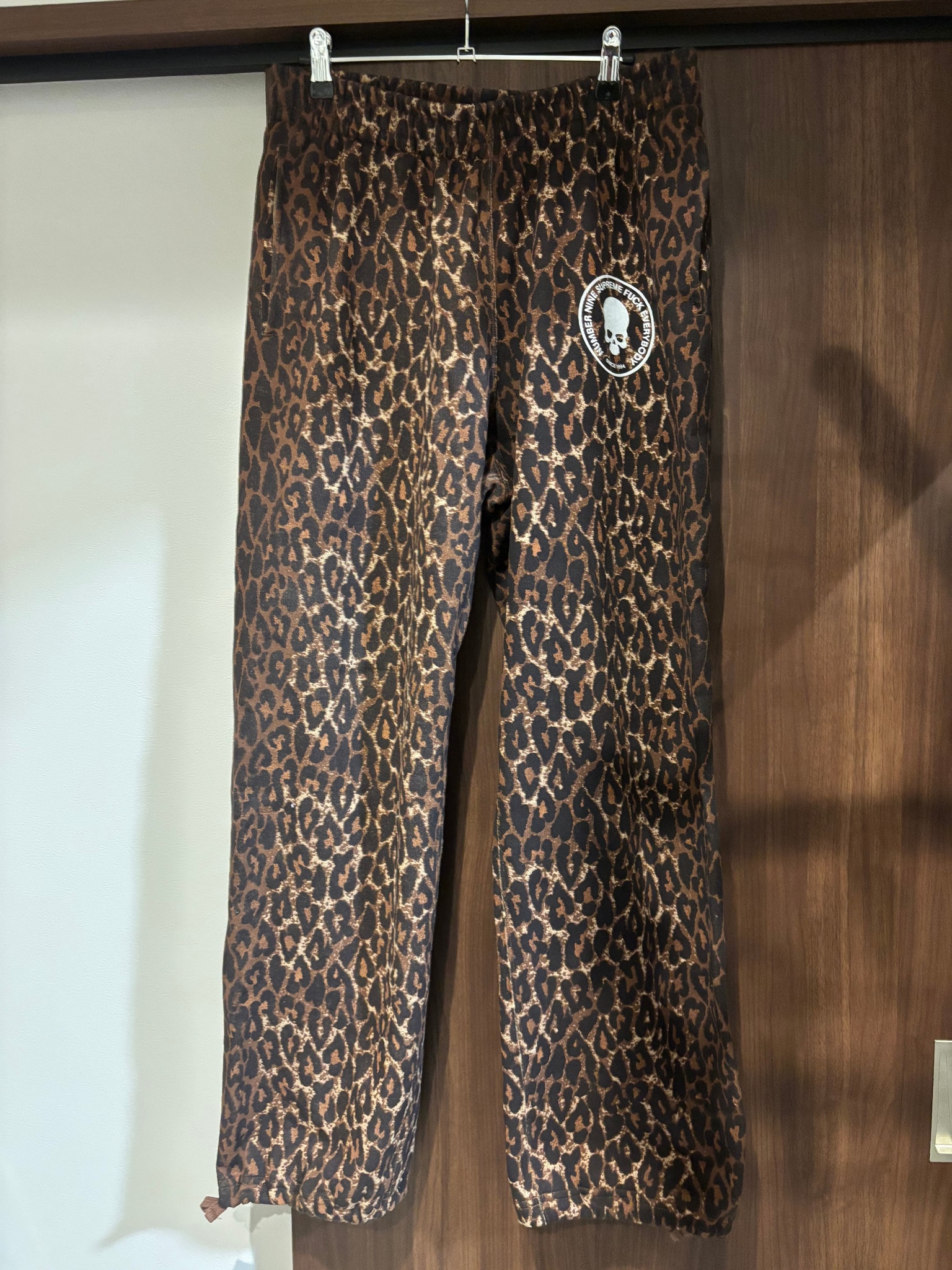 Supreme x Number (N)ine Drawstring Sweatpant "Leopard"