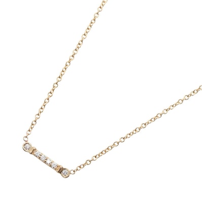 ティファニー TIFFANY&CO フルールドリスステダム ダイヤ ネックレス ネックレス ジュエリー K18PG(ピンクゴールド) ダイヤモンド レディース ゴールド系 / クリア系 【中古】