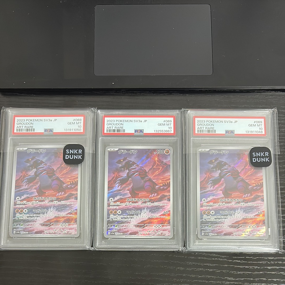 グラードン AR PSA10 レイジングサーフ ポケモンカード 鑑定品