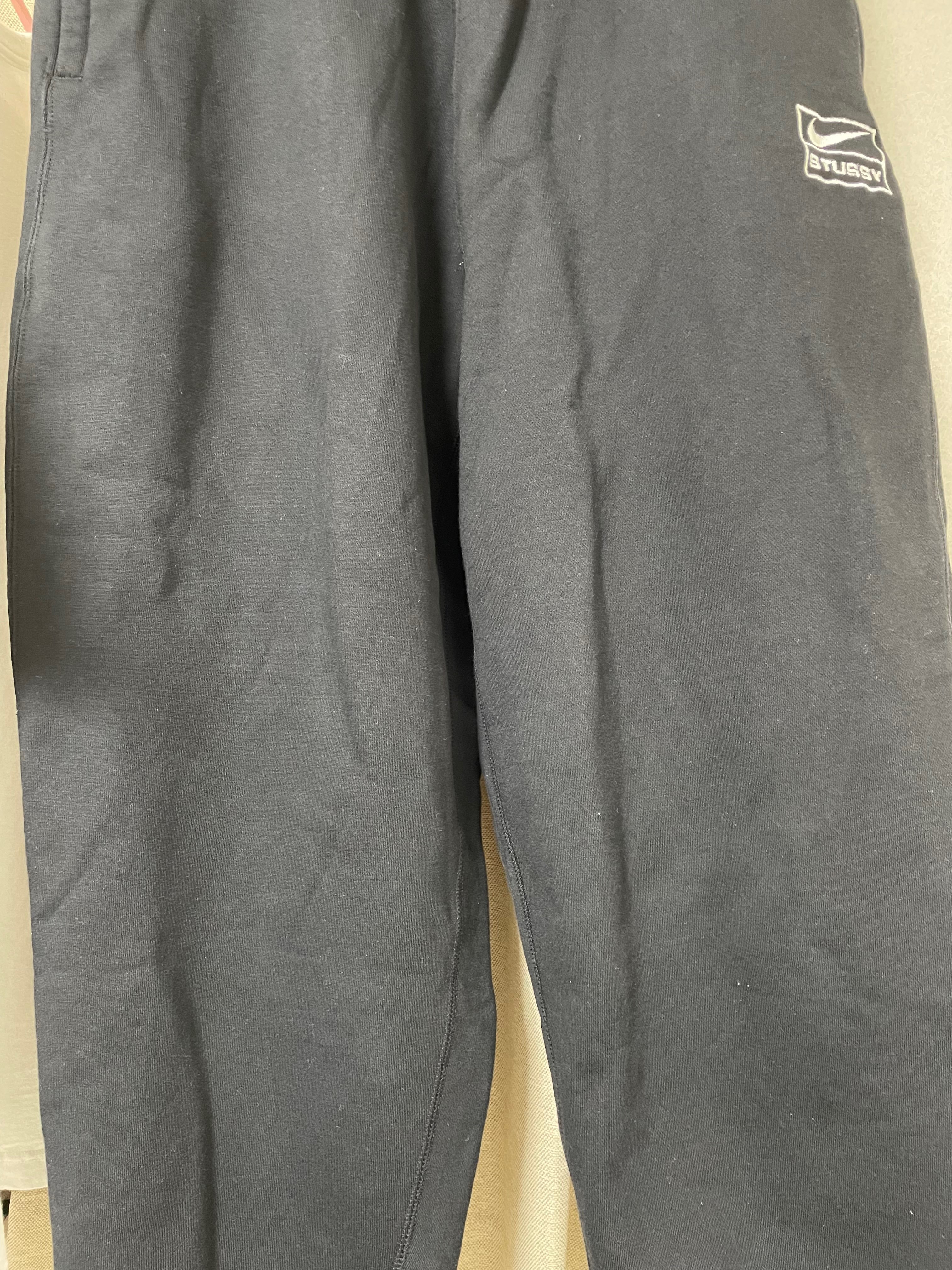 Stussy × Nike NRG Washed Fleece Pant (US Size) "Black" DN4030-010