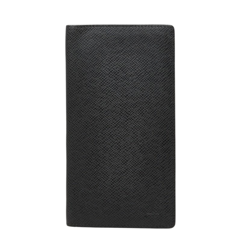 ルイ ヴィトン タイガ ポルトフォイユ ロン 長財布 札入れ ウォレット M32662 ブラック レザー メンズ LOUIS VUITTON 中古