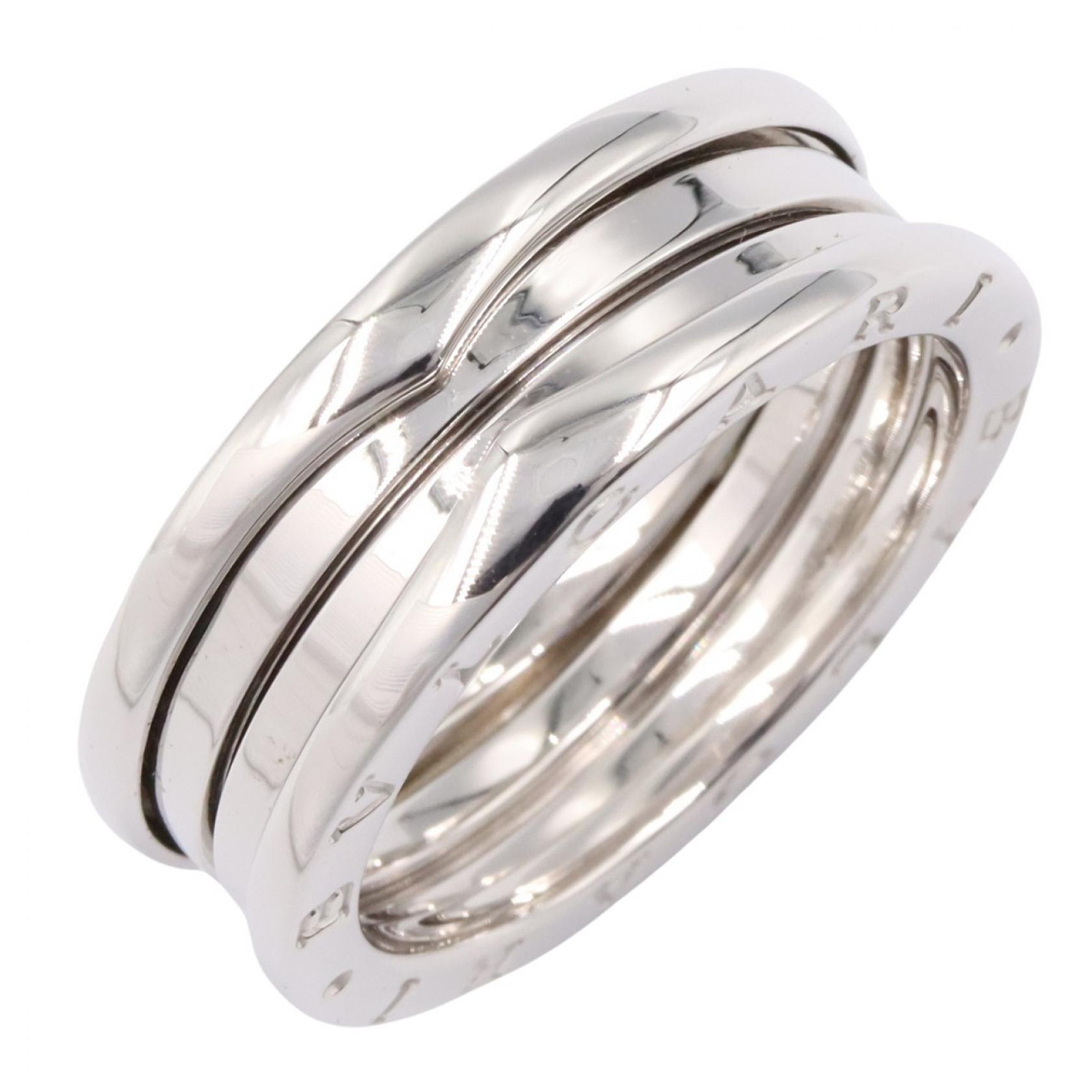 ブルガリ BVLGARI B-zero1 ビーゼロワン リング 3バンド リング・指輪 ジュエリー K18WG(ホワイトゴールド) メンズ レディース シルバー系 346583 【中古】