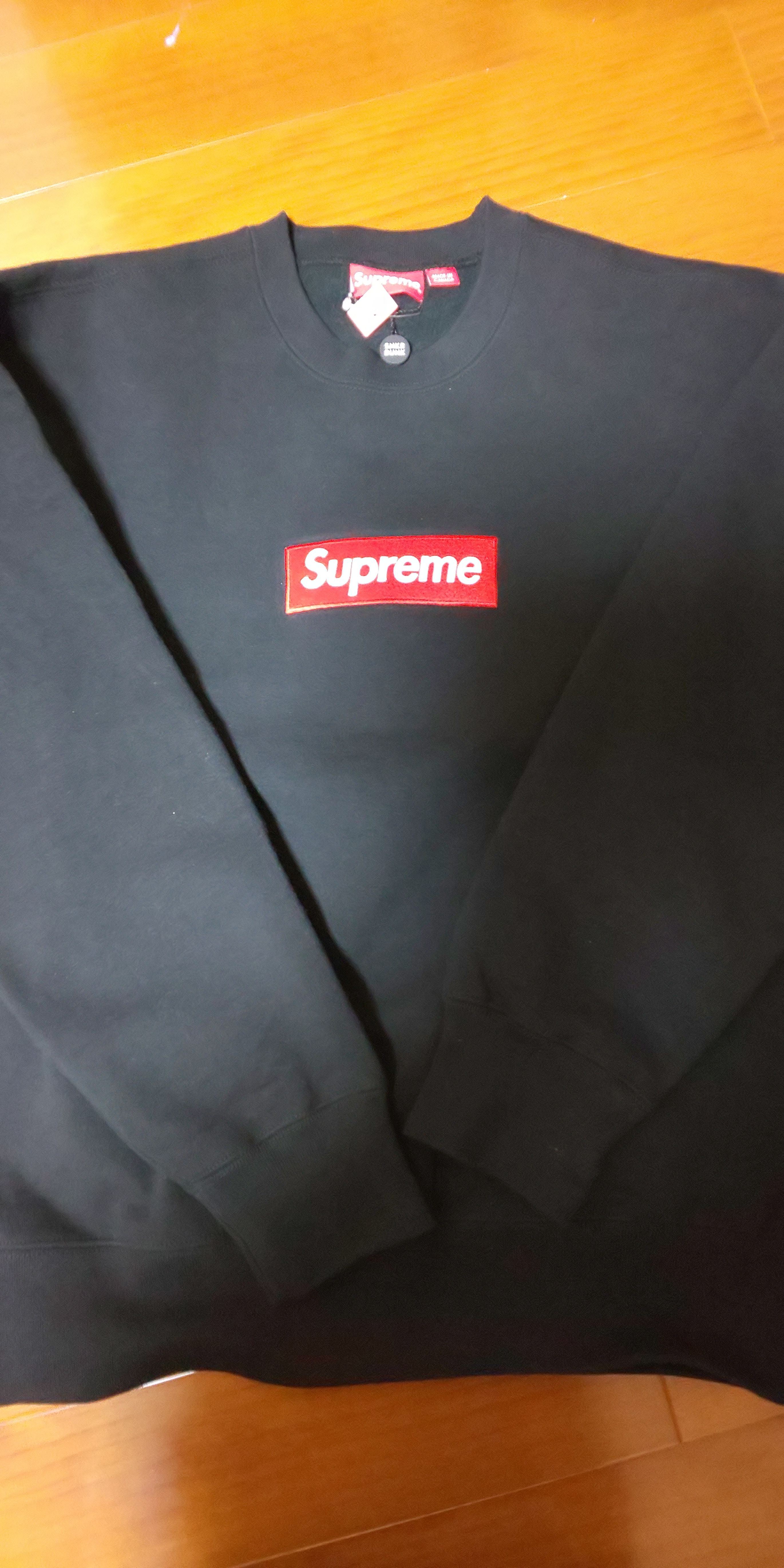 Supreme Box Logo Crewneck "Black" (22FW)