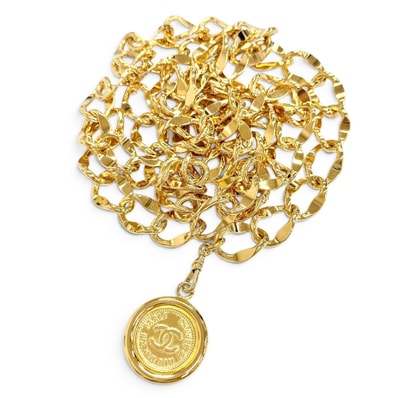 美品 シャネル ココマーク チェーンベルト 31 RUE CAMBON ゴールド